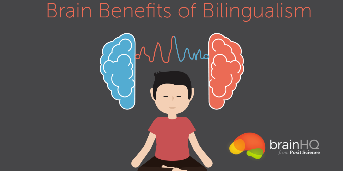bilingualism-1200×600-1 A man sitting in a yoga position with the words brain benefits of bilingualism