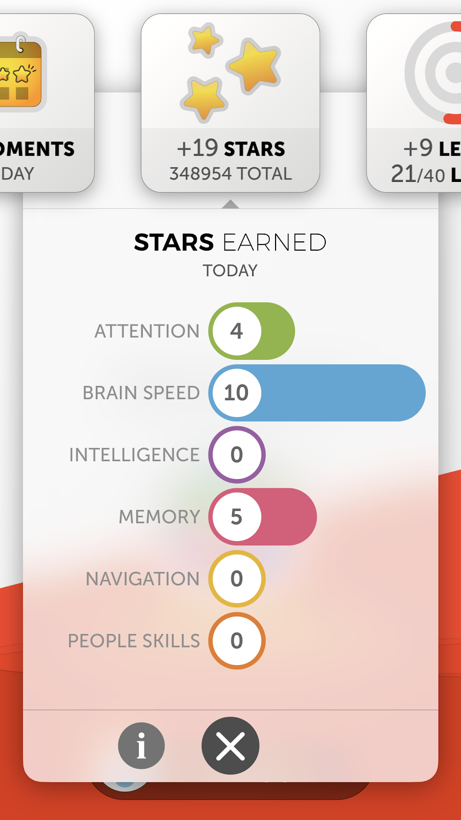 ios_02 A screenshot of the stars earned screen