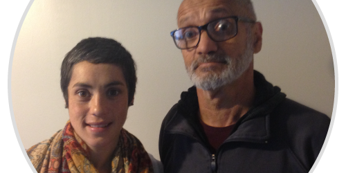 stories-rose A man and a woman posing for a picture