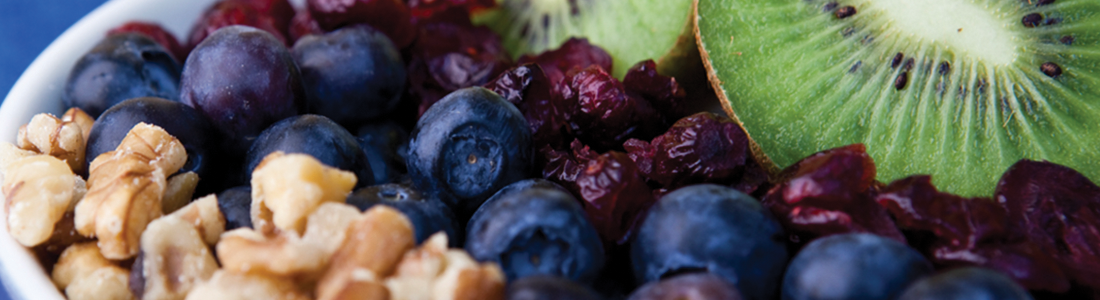 A close up of a bowl of fruit