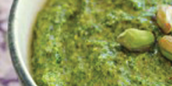 pistachio A close up of a bowl of food on a table