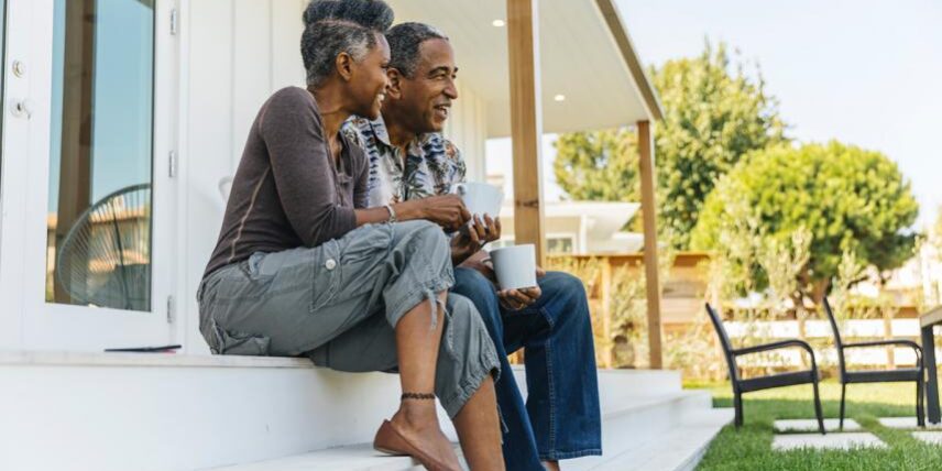 SmellAndMemories-1254784260_3 A man and a woman sitting on a porch